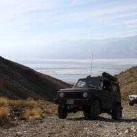 Owens Lake in the background