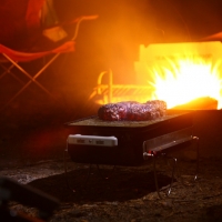 Grilling meatloaf burgers